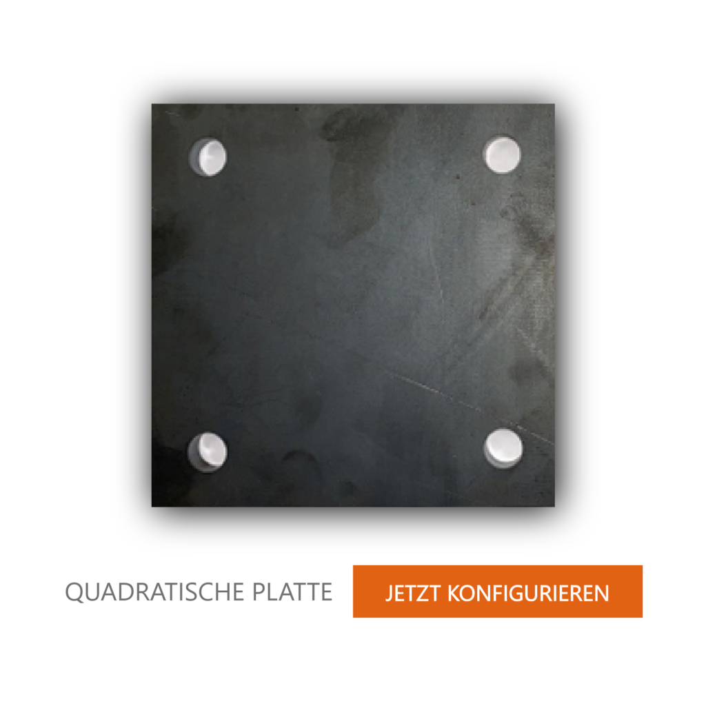 Quadratische-Stahlplatte aus Blechstahl
